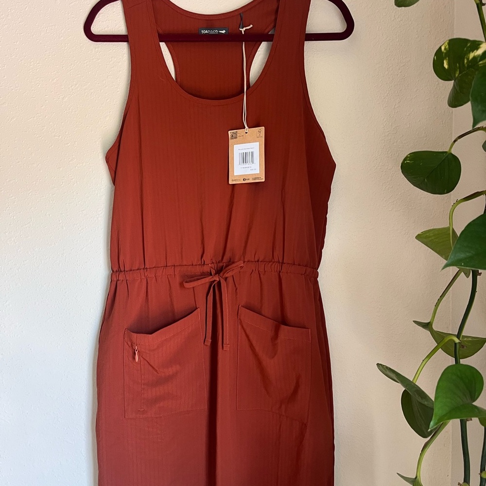 NWT Toad and Co :: Sun-kissed Livvy Dress :: Size Small :: Textured Cinnamon